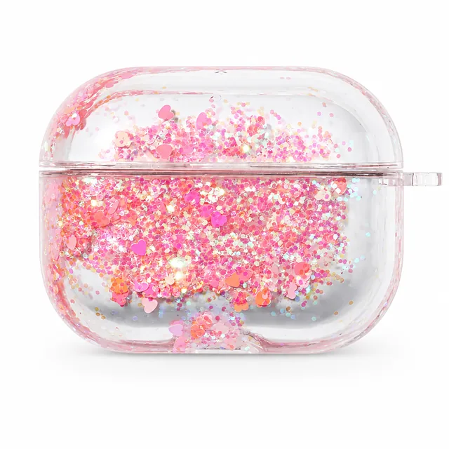 Case Glitter líquido Rosa